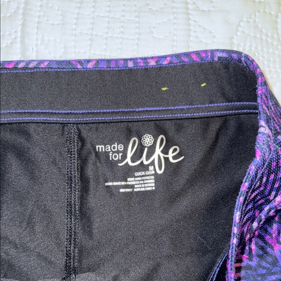 Patterned Purple Skirt - Picture 3 of 4